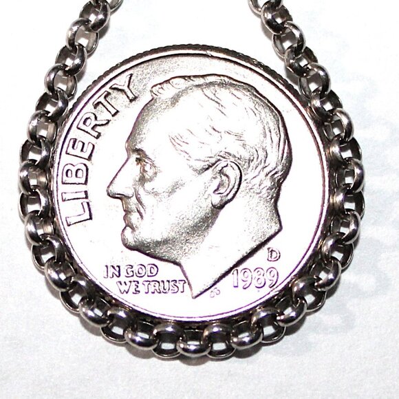 Vintage Southwestern Sterling Silver Azurite Necklace 18 Inches - Picture 5 of 8